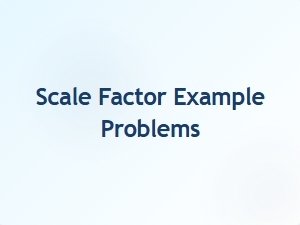 Understanding Scale Factor Through Practical Example Problems